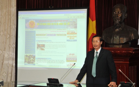 Khai trương trang web “Bầu cử đại biểu Quốc hội khóa XIII và đại biểu HĐND các cấp nhiệm kỳ 2011-2016”